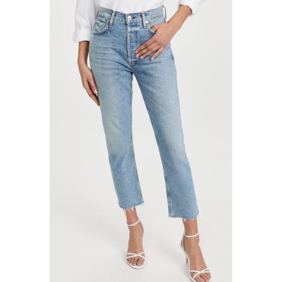 Citizens Of Humanity Denim - Citizens of Humanity Charlotte Crop Straight Jeans *Parlay*